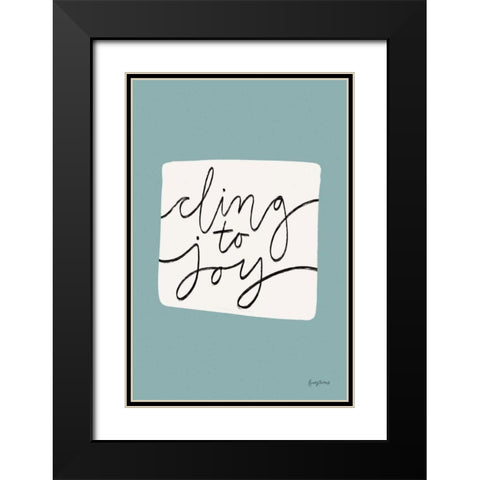 Calm Home I Black Modern Wood Framed Art Print with Double Matting by Thorns, Becky