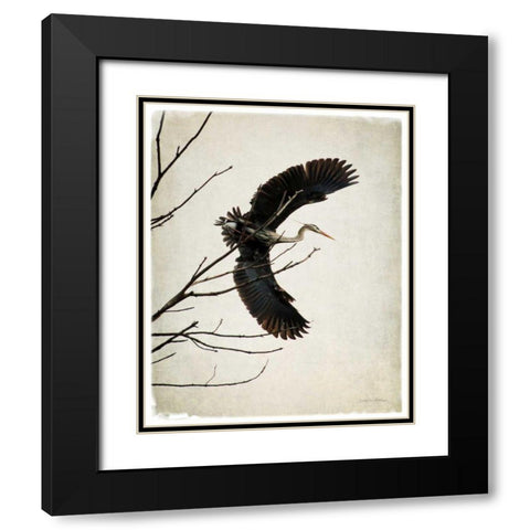 Grace Black Modern Wood Framed Art Print with Double Matting by Van Swearingen, Debra
