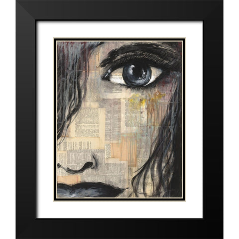 Eye of the Beholder II Black Modern Wood Framed Art Print with Double Matting by Courtney, Prahl