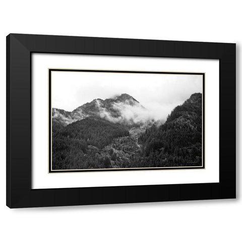 North Cascades I Black Modern Wood Framed Art Print with Double Matting by Marshall, Laura