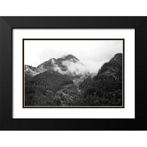 North Cascades I Black Modern Wood Framed Art Print with Double Matting by Marshall, Laura