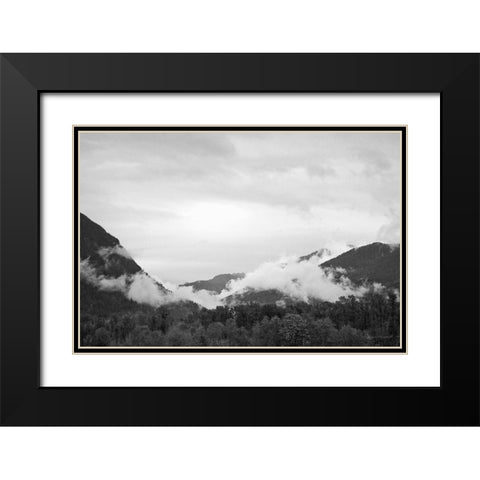 North Cascades II Black Modern Wood Framed Art Print with Double Matting by Marshall, Laura