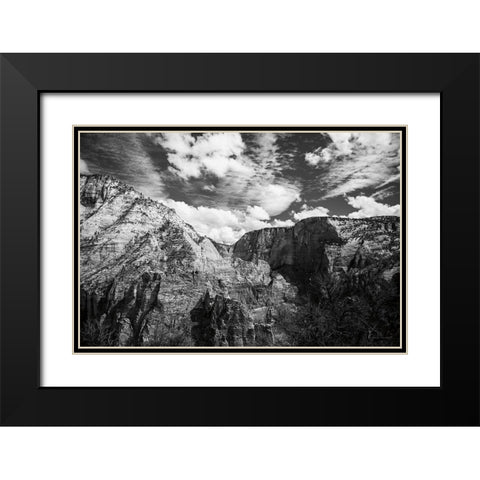 Scouts Landing I Black Modern Wood Framed Art Print with Double Matting by Marshall, Laura