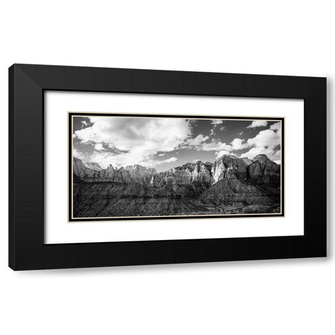 Zion Canyon III Black Modern Wood Framed Art Print with Double Matting by Marshall, Laura