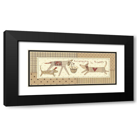 Walk in the Park I Black Modern Wood Framed Art Print with Double Matting by Pela Studio