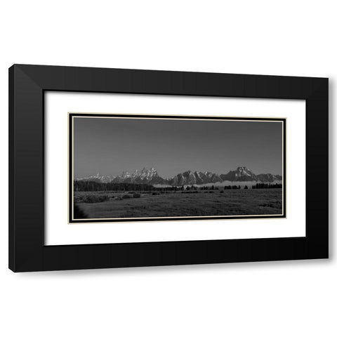 Grand Tetons I Black Modern Wood Framed Art Print with Double Matting by Eichman, Andre