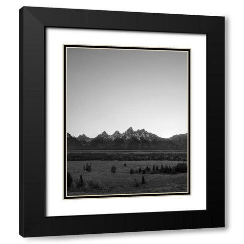 Grand Tetons III Black Modern Wood Framed Art Print with Double Matting by Eichman, Andre