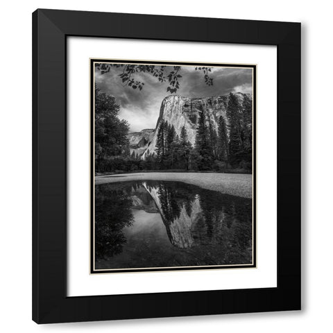 Yosemite I Black Modern Wood Framed Art Print with Double Matting by Eichman, Andre
