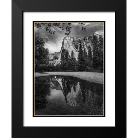 Yosemite I Black Modern Wood Framed Art Print with Double Matting by Eichman, Andre