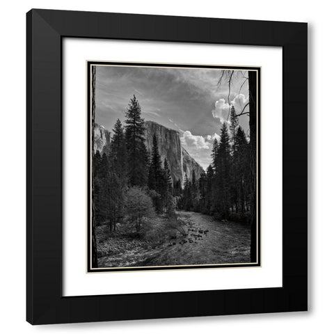 Yosemite II Black Modern Wood Framed Art Print with Double Matting by Eichman, Andre
