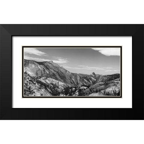 Yosemite III Black Modern Wood Framed Art Print with Double Matting by Eichman, Andre