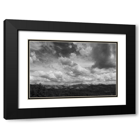 Yosemite V Black Modern Wood Framed Art Print with Double Matting by Eichman, Andre