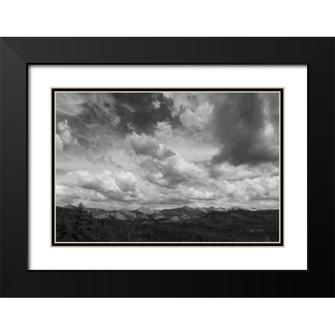 Yosemite V Black Modern Wood Framed Art Print with Double Matting by Eichman, Andre