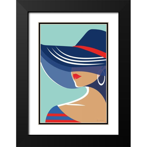 Beach Chic II Black Modern Wood Framed Art Print with Double Matting by Escalante, Omar