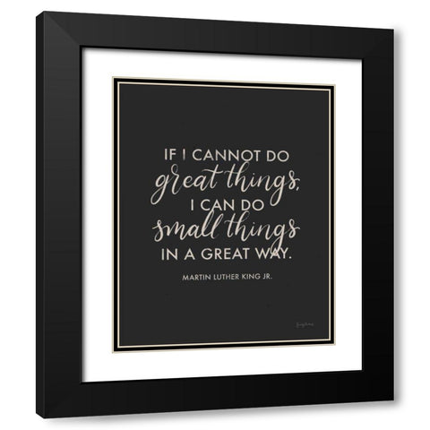 Words of Wisdom III Black Modern Wood Framed Art Print with Double Matting by Thorns, Becky