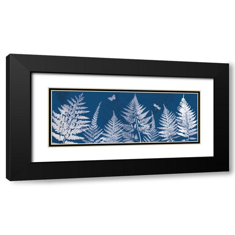 True Blue I Panel Black Modern Wood Framed Art Print with Double Matting by Pertiet, Katie