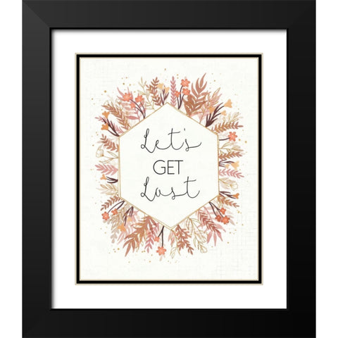 Desert Blooms IV Black Modern Wood Framed Art Print with Double Matting by Marshall, Laura