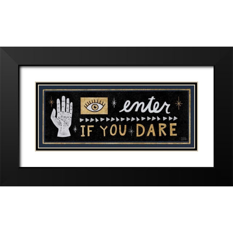 Frightfully Wicked VIII Dark Black Modern Wood Framed Art Print with Double Matting by Averinos, Melissa