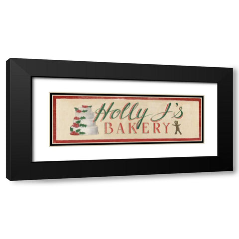 Holiday Moments IX v2 Black Modern Wood Framed Art Print with Double Matting by Wiens, James