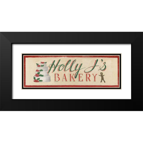 Holiday Moments IX v2 Black Modern Wood Framed Art Print with Double Matting by Wiens, James