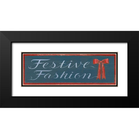 Holiday Moments X v2 Black Modern Wood Framed Art Print with Double Matting by Wiens, James