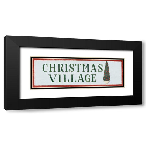 Holiday Moments XI v2 Black Modern Wood Framed Art Print with Double Matting by Wiens, James