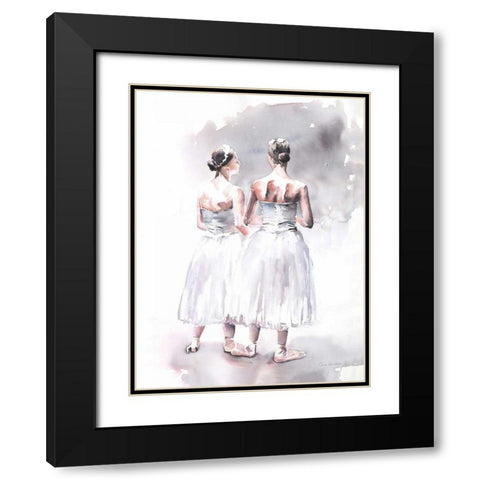 Ballet VII Black Modern Wood Framed Art Print with Double Matting by Valle, Aimee Del