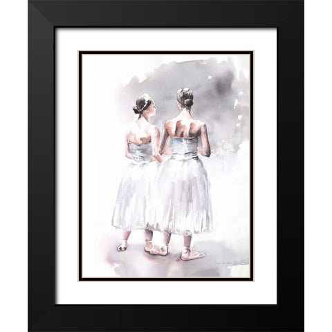 Ballet VII Black Modern Wood Framed Art Print with Double Matting by Valle, Aimee Del