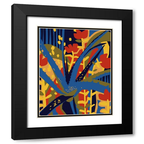 Aloe There Black Modern Wood Framed Art Print with Double Matting by Gallagher, Megan