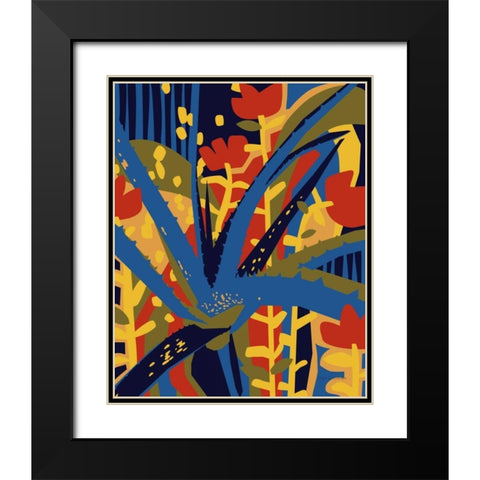 Aloe There Black Modern Wood Framed Art Print with Double Matting by Gallagher, Megan