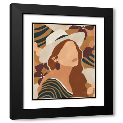Modern Woman II Black Modern Wood Framed Art Print with Double Matting by Gallagher, Megan