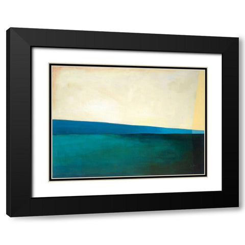 Deep Dive I Black Modern Wood Framed Art Print with Double Matting by Davies, Jane