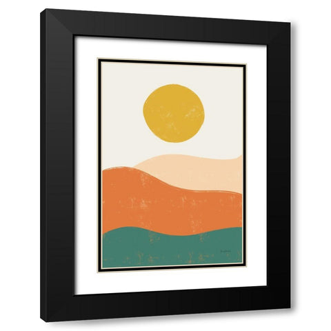 Sun Chaser I Black Modern Wood Framed Art Print with Double Matting by Thorns, Becky