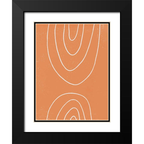 Rainbow Days I Black Modern Wood Framed Art Print with Double Matting by Hershey, Moira