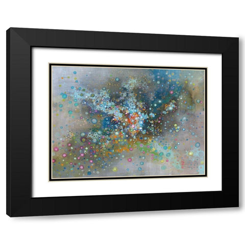 Andromeda Black Modern Wood Framed Art Print with Double Matting by Nai, Danhui