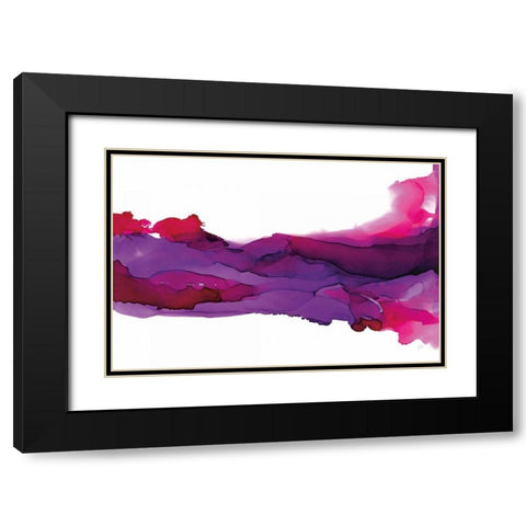 Shadows Black Modern Wood Framed Art Print with Double Matting by Paschke, Chris