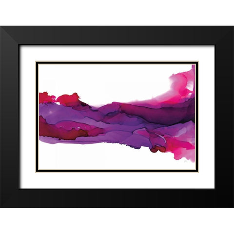 Shadows Black Modern Wood Framed Art Print with Double Matting by Paschke, Chris