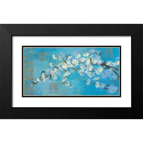 Flowering Branches Black Modern Wood Framed Art Print with Double Matting by Rowan, Carol