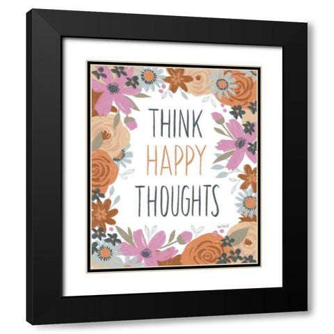 Happy Thoughts IV Black Modern Wood Framed Art Print with Double Matting by Tavoletti, Anne