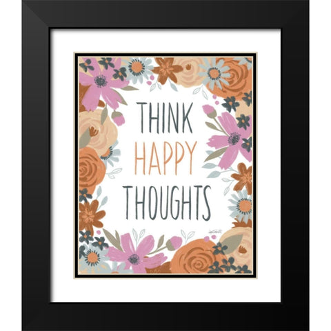 Happy Thoughts IV Black Modern Wood Framed Art Print with Double Matting by Tavoletti, Anne