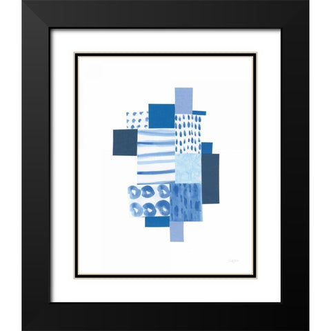 Build Me Up II Black Modern Wood Framed Art Print with Double Matting by Prahl, Courtney