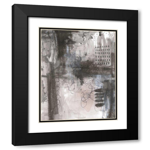 Gray Matter II Black Modern Wood Framed Art Print with Double Matting by Prahl, Courtney