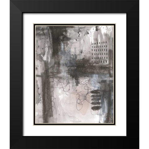Gray Matter II Black Modern Wood Framed Art Print with Double Matting by Prahl, Courtney