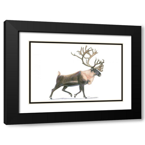 Northern Wild IV Black Modern Wood Framed Art Print with Double Matting by Wiens, James