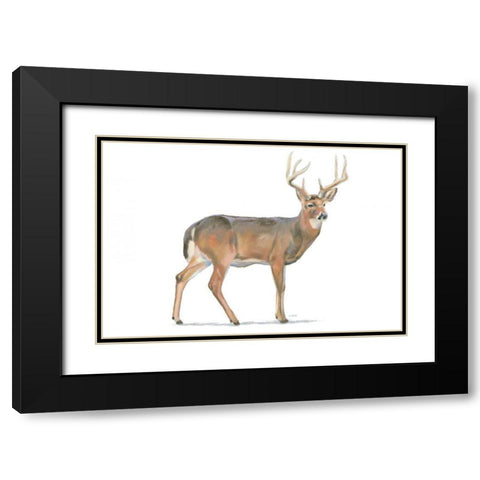 Northern Wild V Black Modern Wood Framed Art Print with Double Matting by Wiens, James