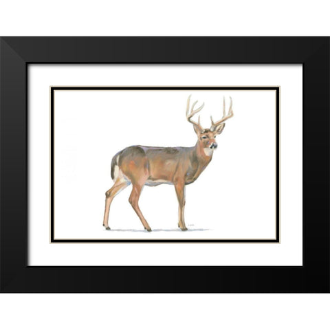 Northern Wild V Black Modern Wood Framed Art Print with Double Matting by Wiens, James