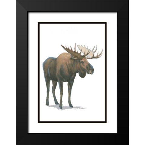 Northern Wild VI Black Modern Wood Framed Art Print with Double Matting by Wiens, James