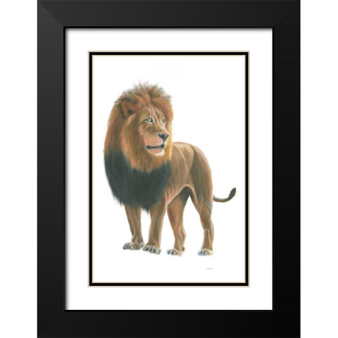 Wild and Free I Black Modern Wood Framed Art Print with Double Matting by Wiens, James