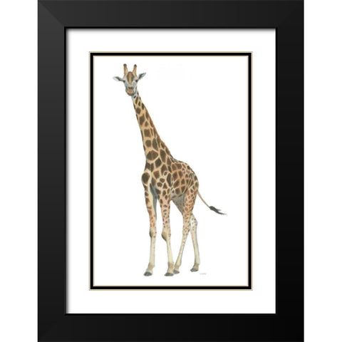 Wild and Free V Black Modern Wood Framed Art Print with Double Matting by Wiens, James