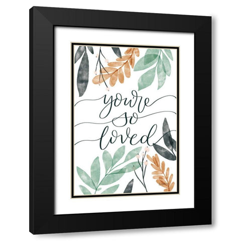 Sage Sayings II Black Modern Wood Framed Art Print with Double Matting by Thorns, Becky